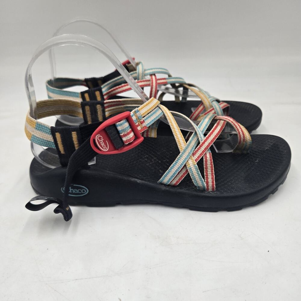 Chaco Womens 9 ZX/2 Classic With Toe Loop, Outdoor Sandal Multi Color Hiking